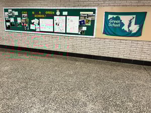 green school bulletin board 2022